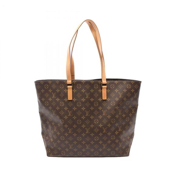 LOUIS VUITTON Brown Monogram Leather Tote Bag